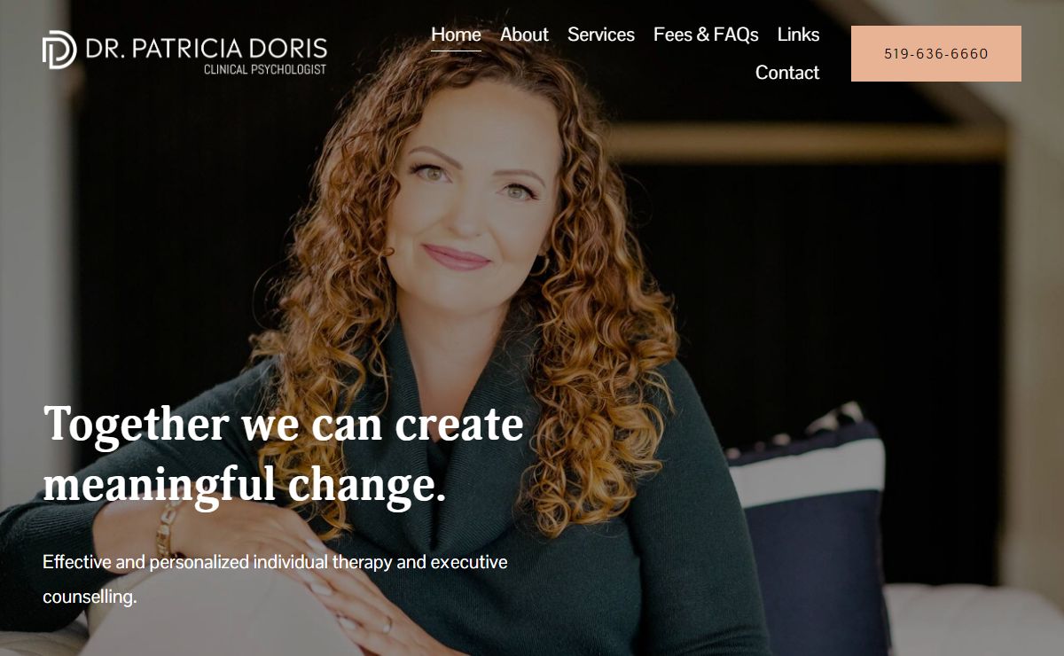 Dr. Patricia Doris | Registered Psychologist | London Ontario