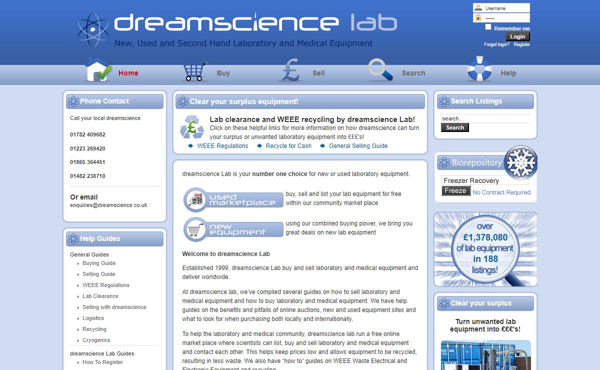 dreamscience Lab – Buy and Sell New, Used, Second Hand Laboratory Equipment - dreamscience Lab - Buy and Sell New, Used and Second Hand Laboratory Equipment