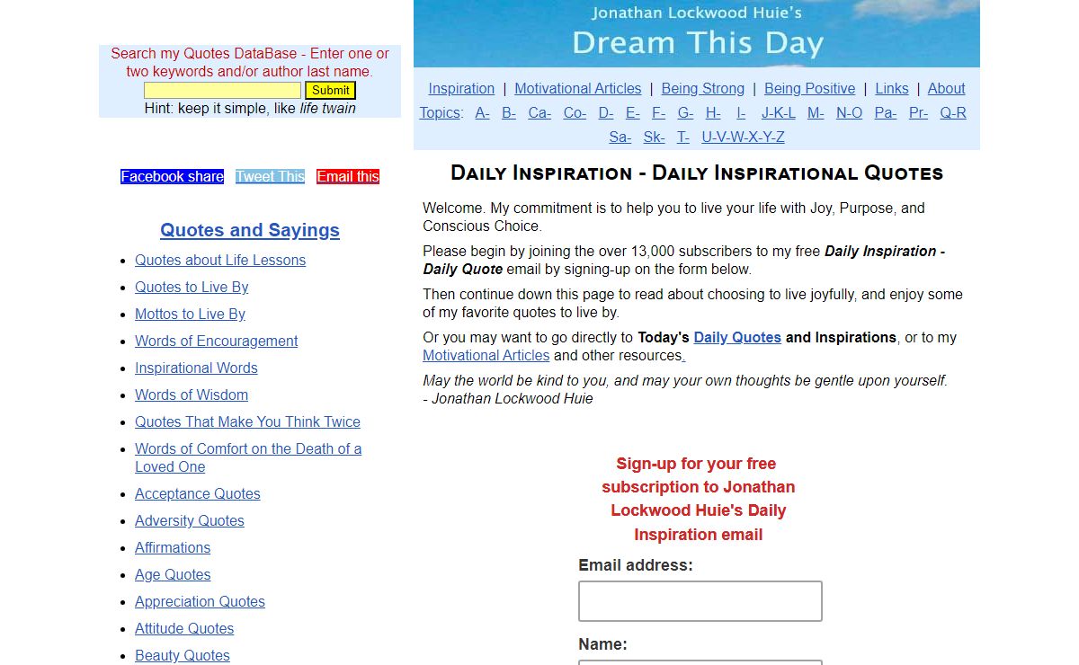 Daily Inspiration - Daily Inspirational Quotes