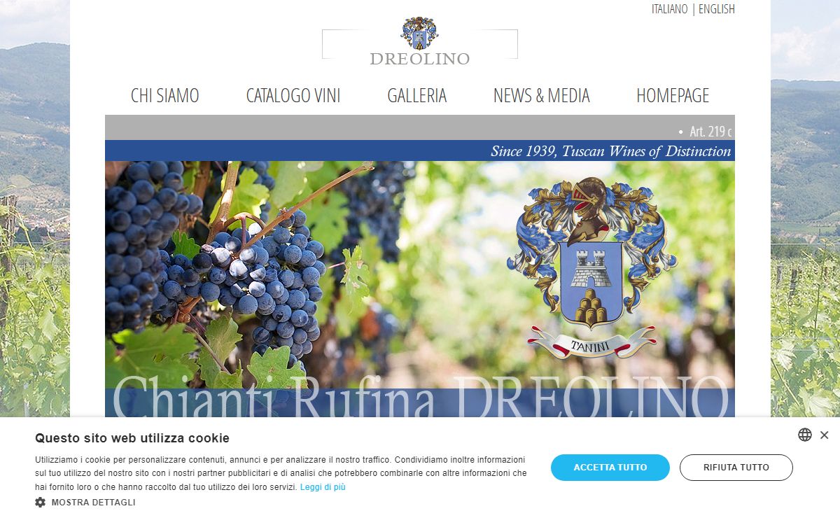 DREOLINO - VINO CHIANTI RUFINA PRODUZIONE E VENDITA - RUFINA FIRENZE TOSCANA ITALIA