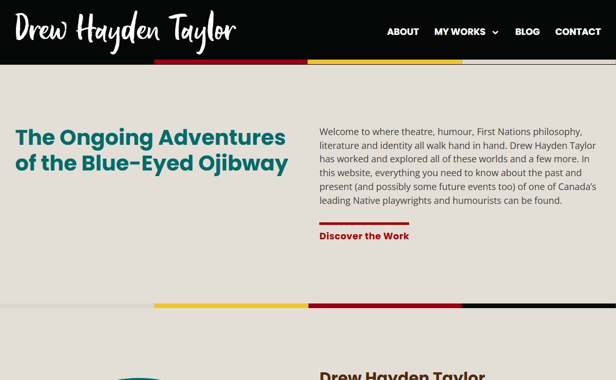 Home Page - Drew Hayden Taylor