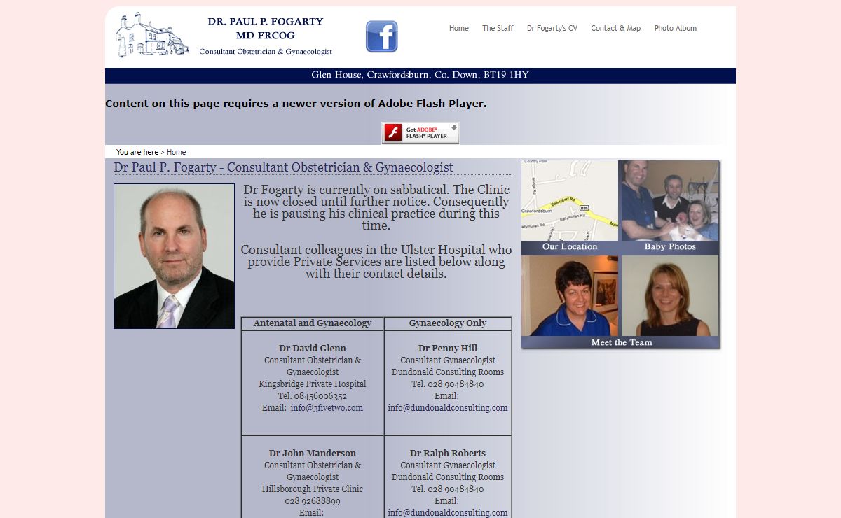 Dr Paul P Fogarty - Private Gynaecology and Ultrasound Scanning, Belfast, Northern Ireland
