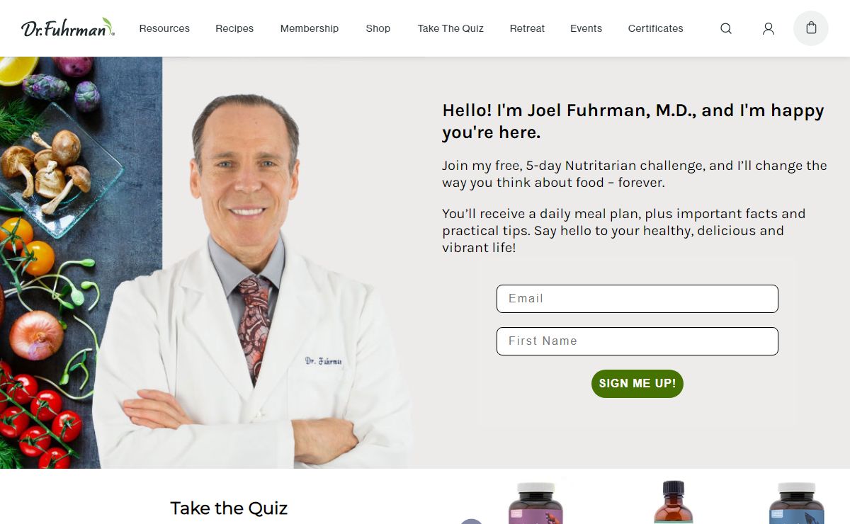 Smart Nutrition, Superior Health. | DrFuhrman.com