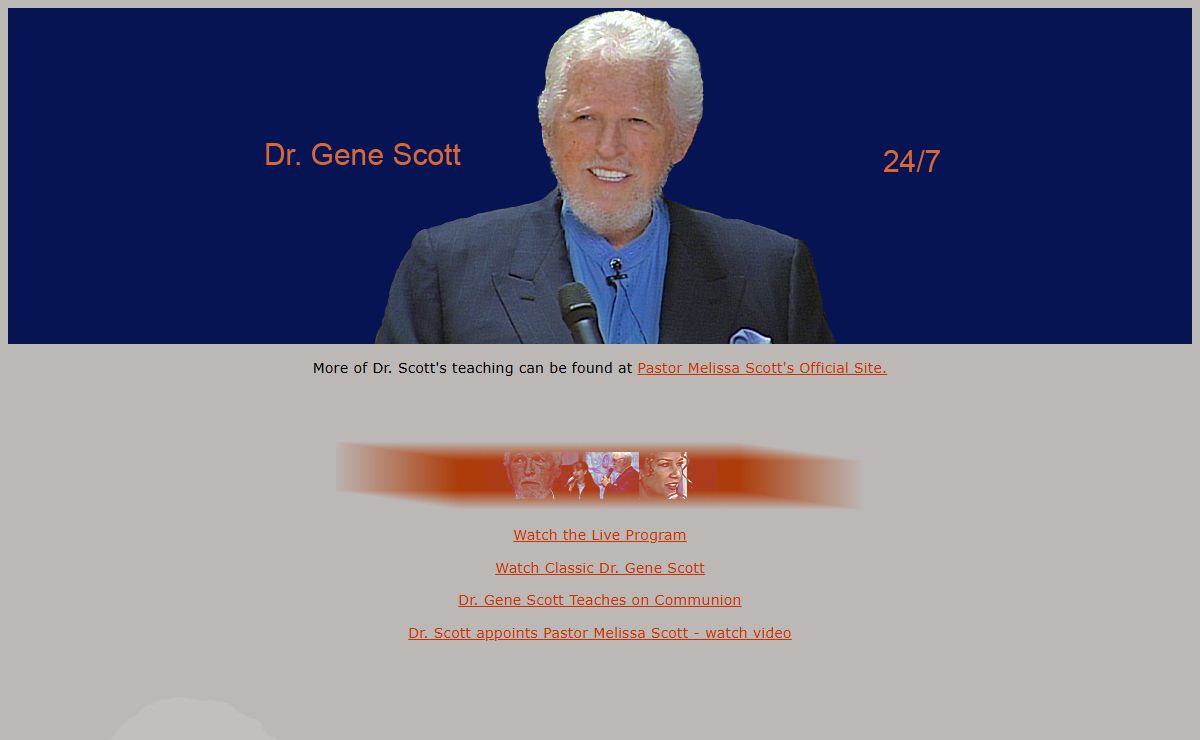Pastor Melissa Scott presents Dr. Gene Scott - The Official Site