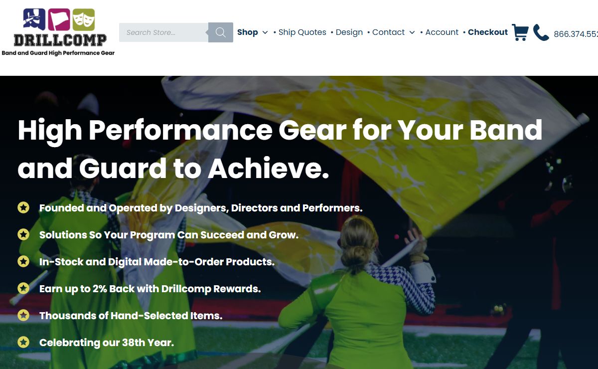 Marching Band Equipment, Supplies & Accessories | Drillcomp.com