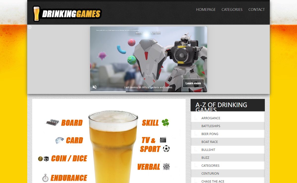 Drinking Games and Rules
