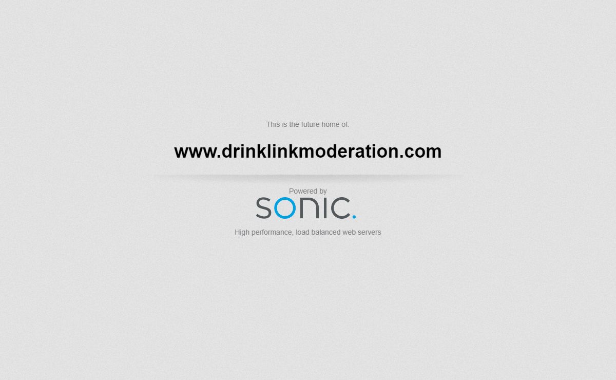 New Home Page for www.drinklinkmoderation.com
