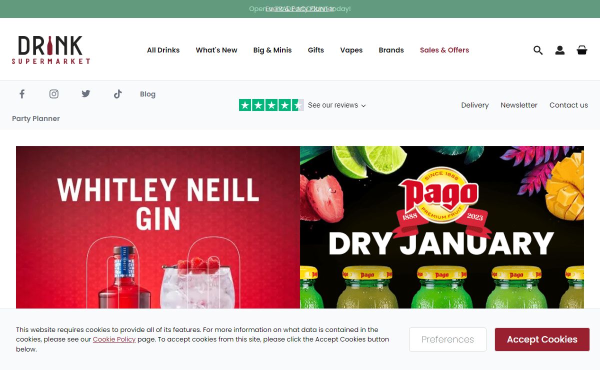 DrinkSupermarket | Wine Beer Spirits | Buy Drinks Online