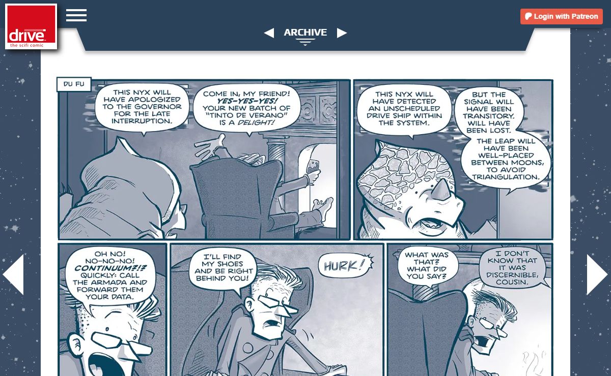 DRIVE™ - The SciFi Comic, by Dave Kellett