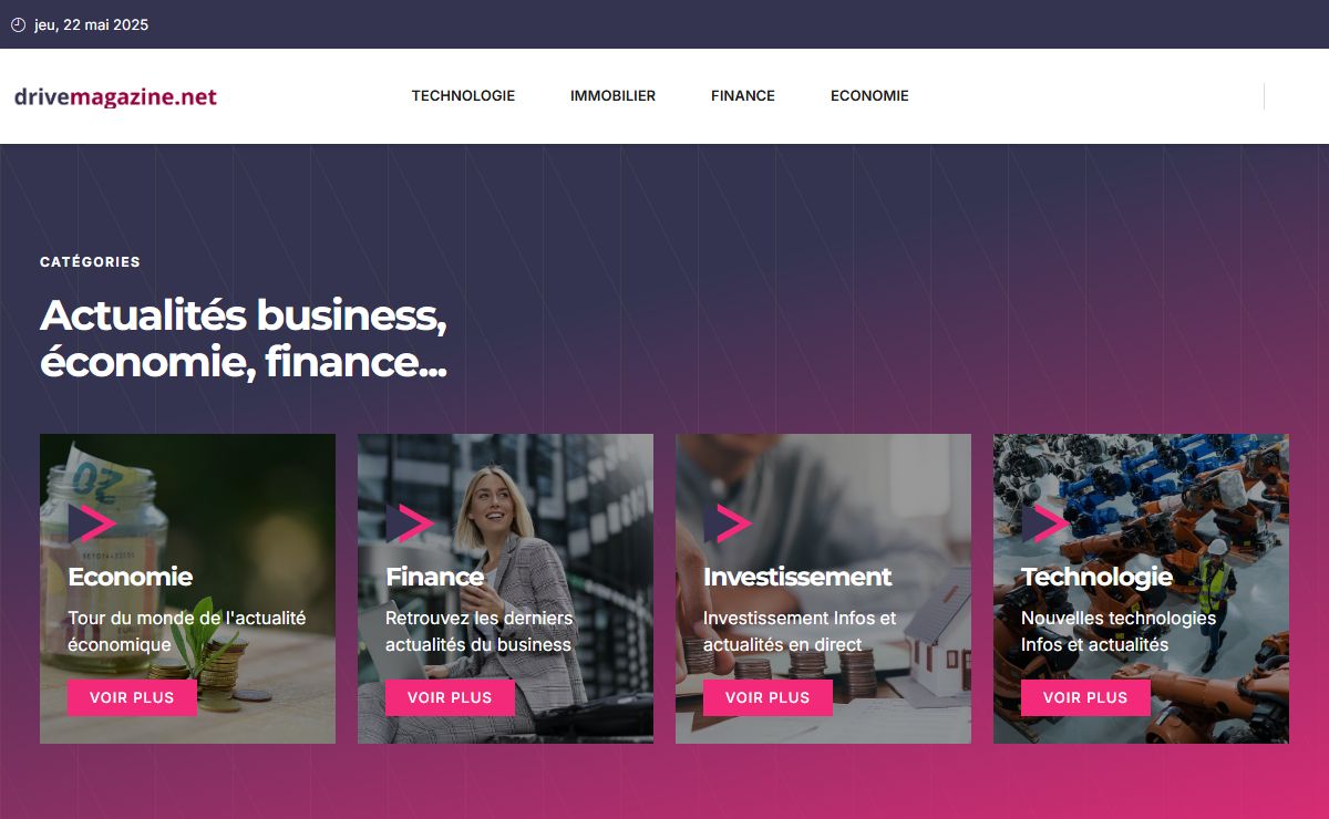 Actualités : finance, économie, investissement, technologie
