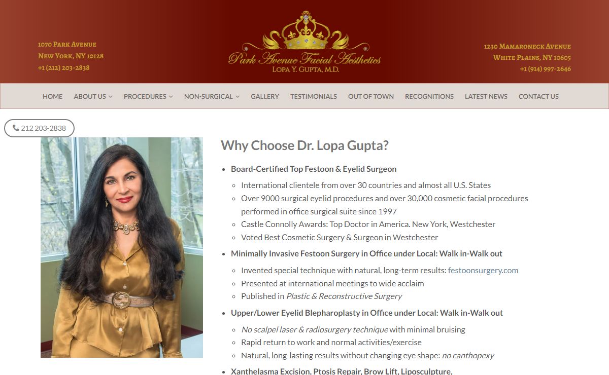 Lopa Yogesh Gupta M.D., FAAO, FAACS