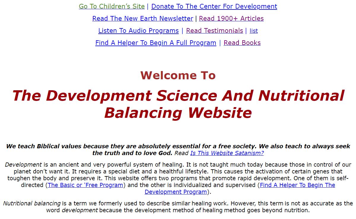The Development Website