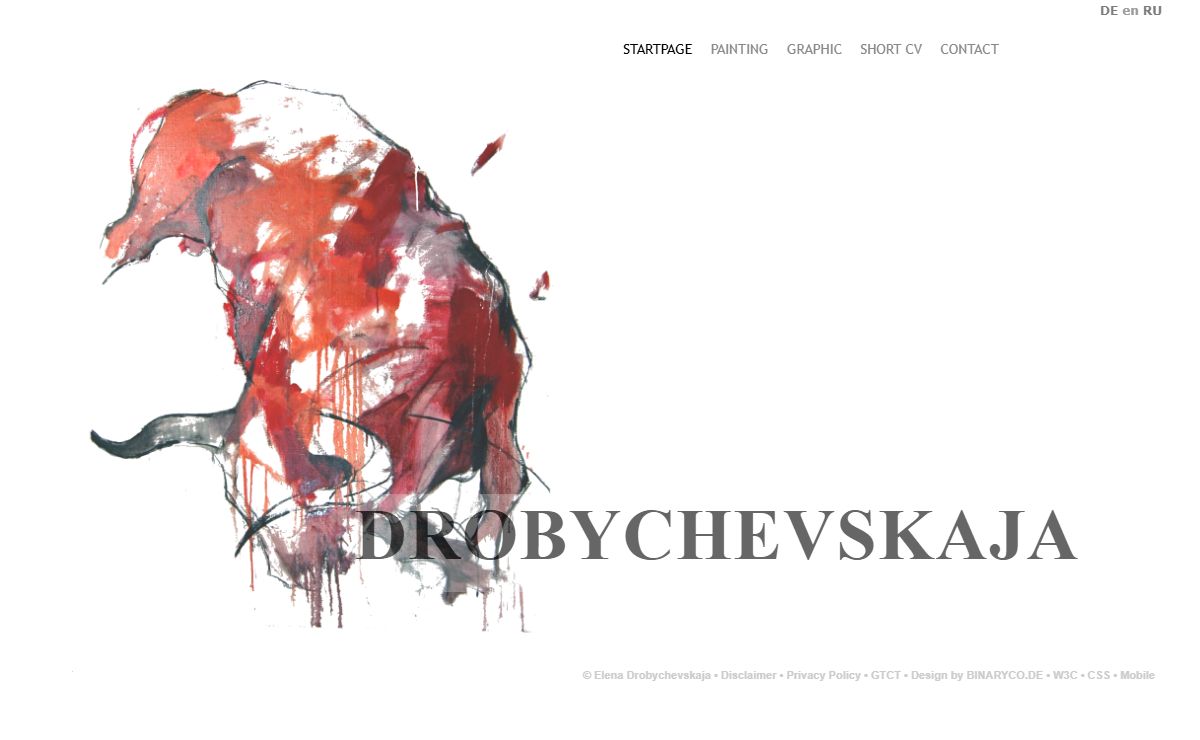 Startpage: Elena Drobychevskaja