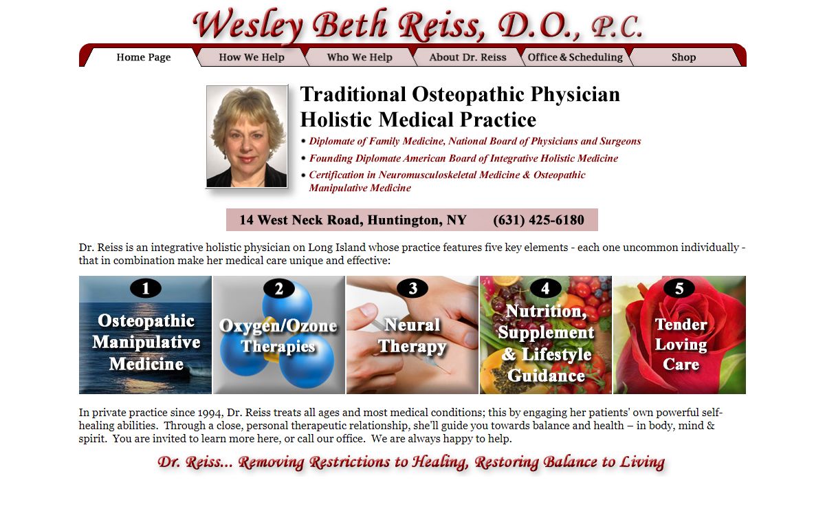 Dr. Reiss - Home Page