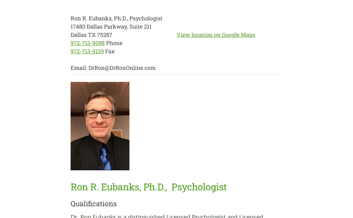 ψ DrRon Psychologist