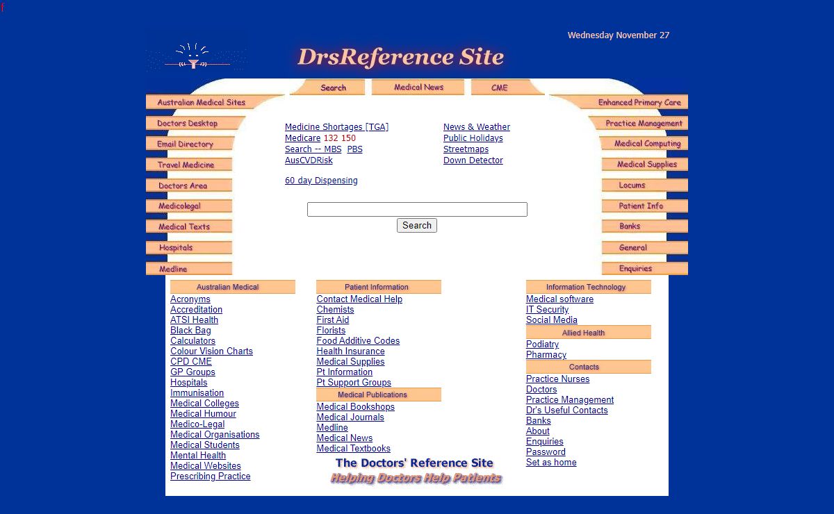 DrsReference Site www.drsref.com.au