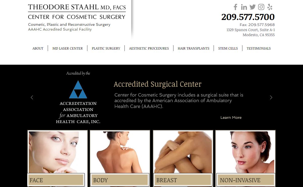 Center for Cosmetic Surgery | MD Laser Center