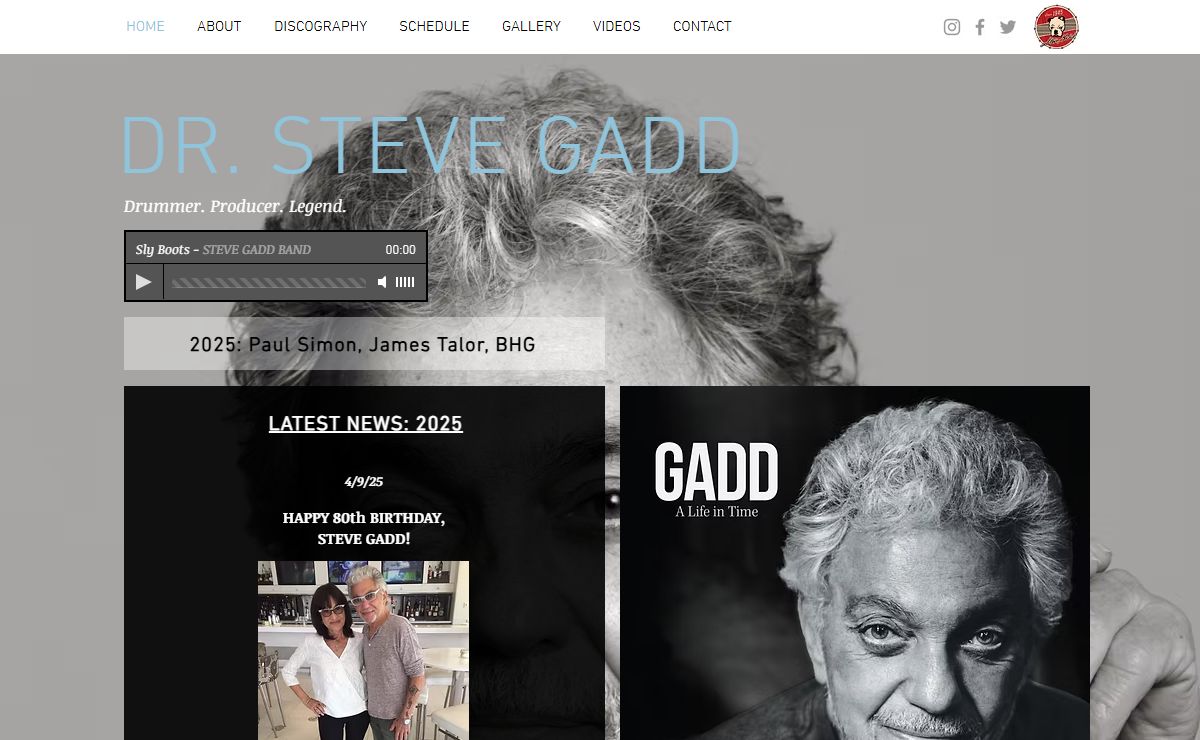 The Official Steve Gadd Website