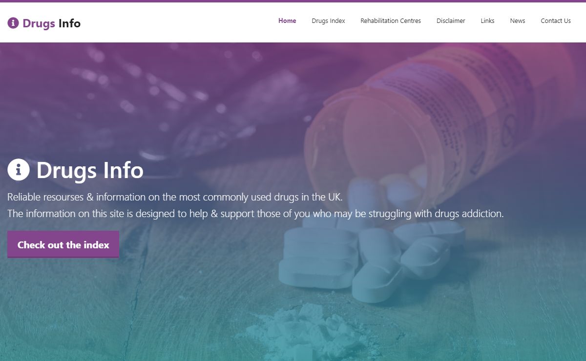 Drug Information on various legal & illegal drugs, harmful effects, Symptoms & helplines - Drugs Info