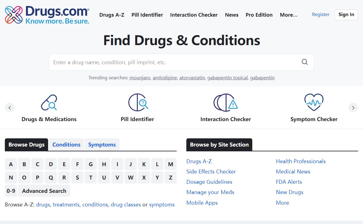 Drugs.com - Prescription Drug Information