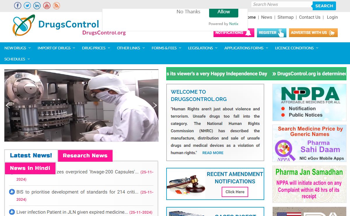 Drugs Control Media Services - Drugscontrol