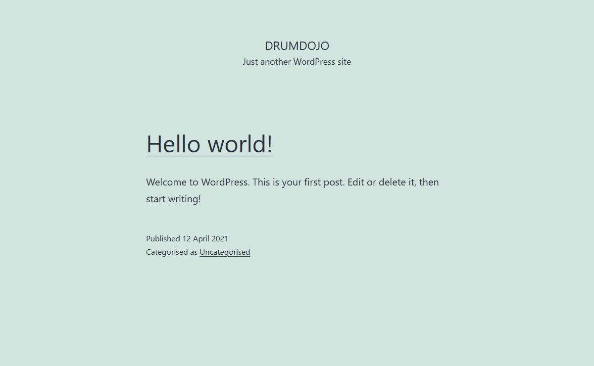 Drumdojo – Just another WordPress site