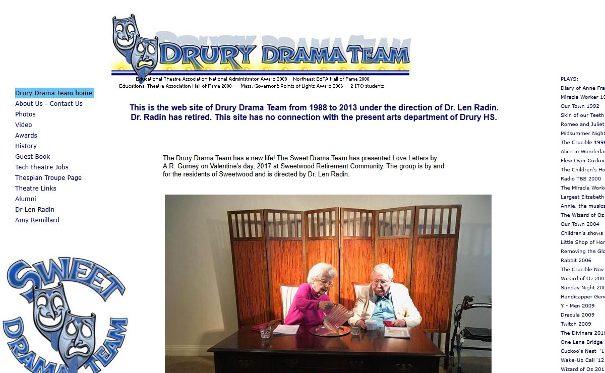 Drury Drama Team Home Page
