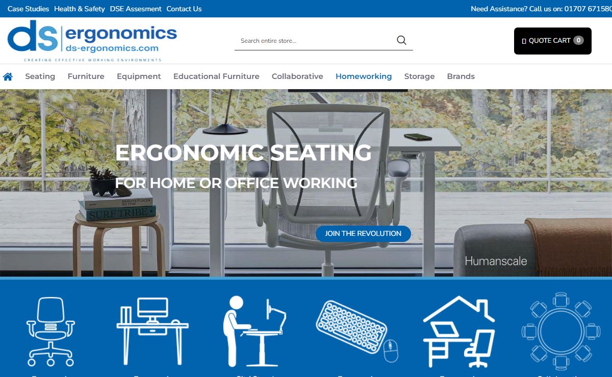 DS Ergonomics - Office Furniture Specialists - Office Chairs, Office Desks, Education Furniture, Breakout Furniture, Storage