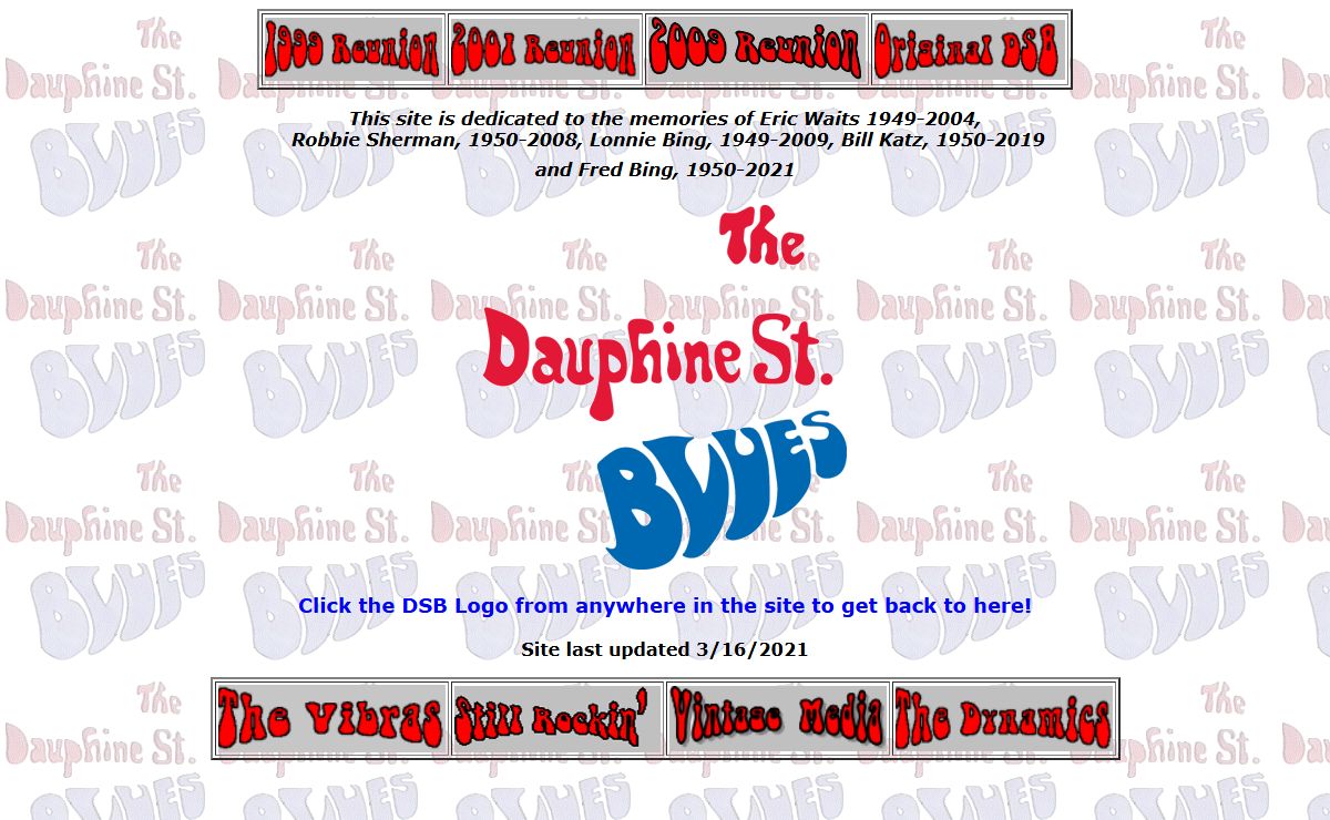 The Dauphine Street Blues Homepage!