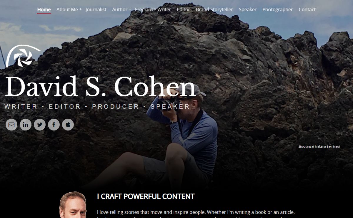 David S. Cohen - Writer | Editor | Producer | Storyteller