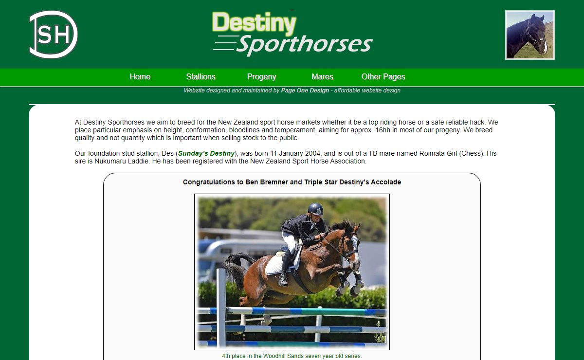 DESTINY Sport Horse Stud