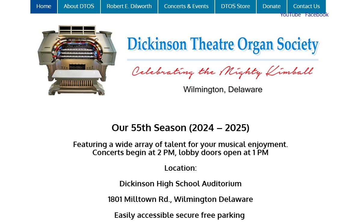 Home - Dickinson Theatre Organ Society