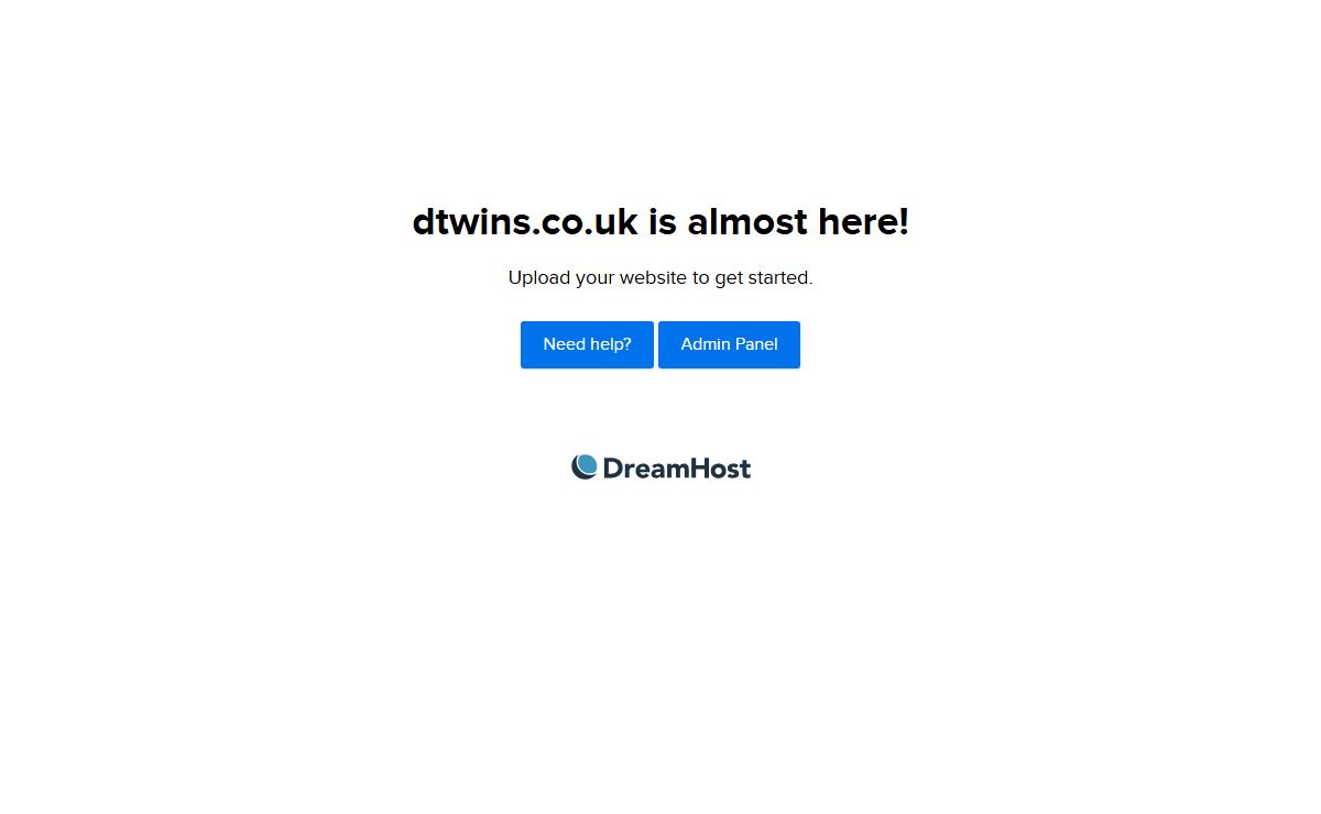 dtwins.co.uk is almost here!