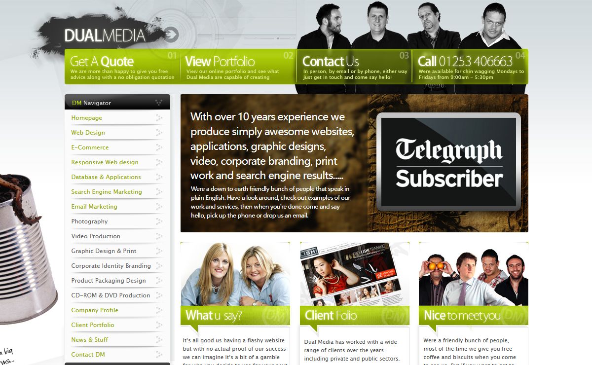 Website Design - Dual Media - Web Design Company - Lancashire