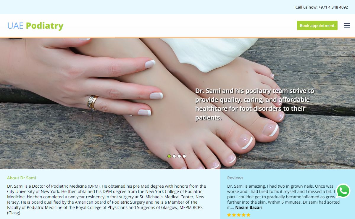 Dr Sami - Podiatrist Dubai, Dubai Podiatry, Chiropodist Dubai, UAE Podiatrist - Dr. Sami Tabib Dubai Podiatrist strives to provide quality, caring, and affordable healthcare for foot disorders to his patients. Dubai Podiatry CareDr Sami – Podiatrist Dubai, Dubai Podiatry, Chiropodist Dubai, UAE Podiatrist | Dr. Sami Tabib Dubai Podiatrist strives to provide quality, caring, and affordable healthcare for foot disorders to his patients. Dubai Podiatry Care