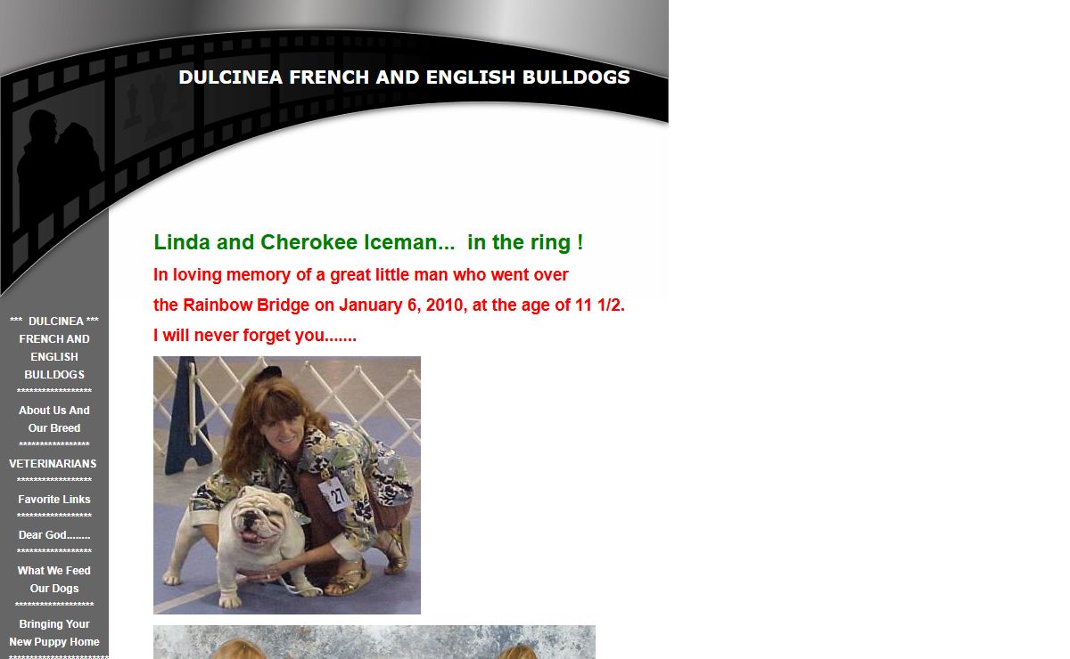 *** DULCINEA *** FRENCH AND ENGLISH BULLDOGS ******************