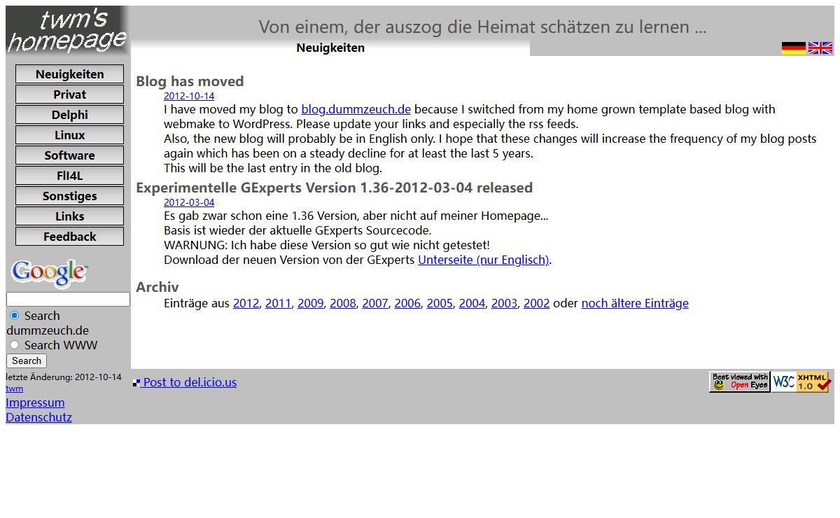 twms Homepage - Neuigkeiten (deutsch)
