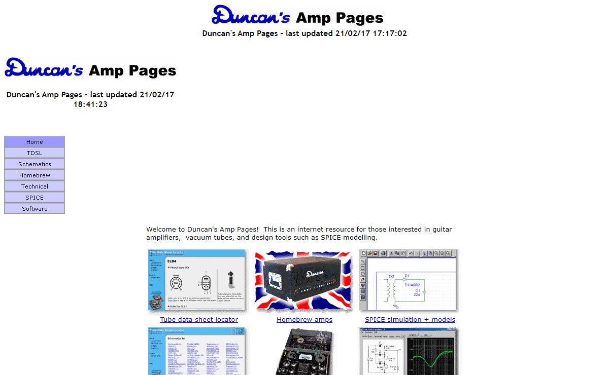 Duncan's Amp Pages