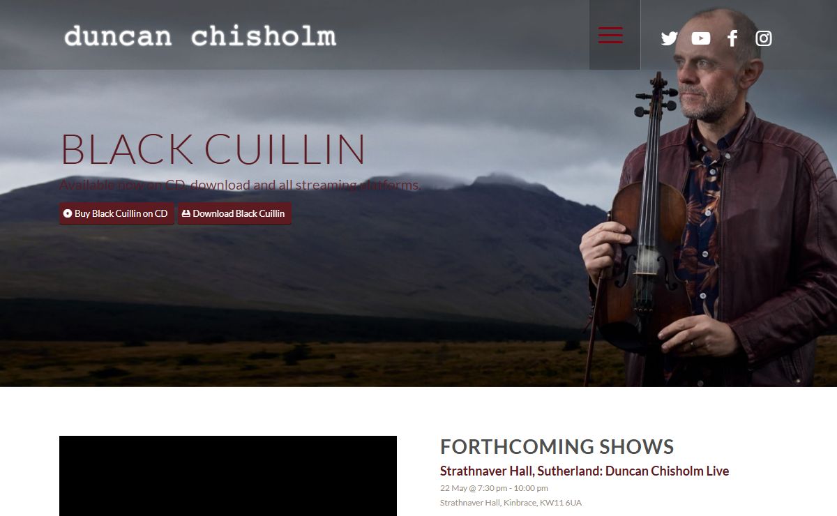 Duncan Chisholm – Composer, Fiddle Player, Folk Musician