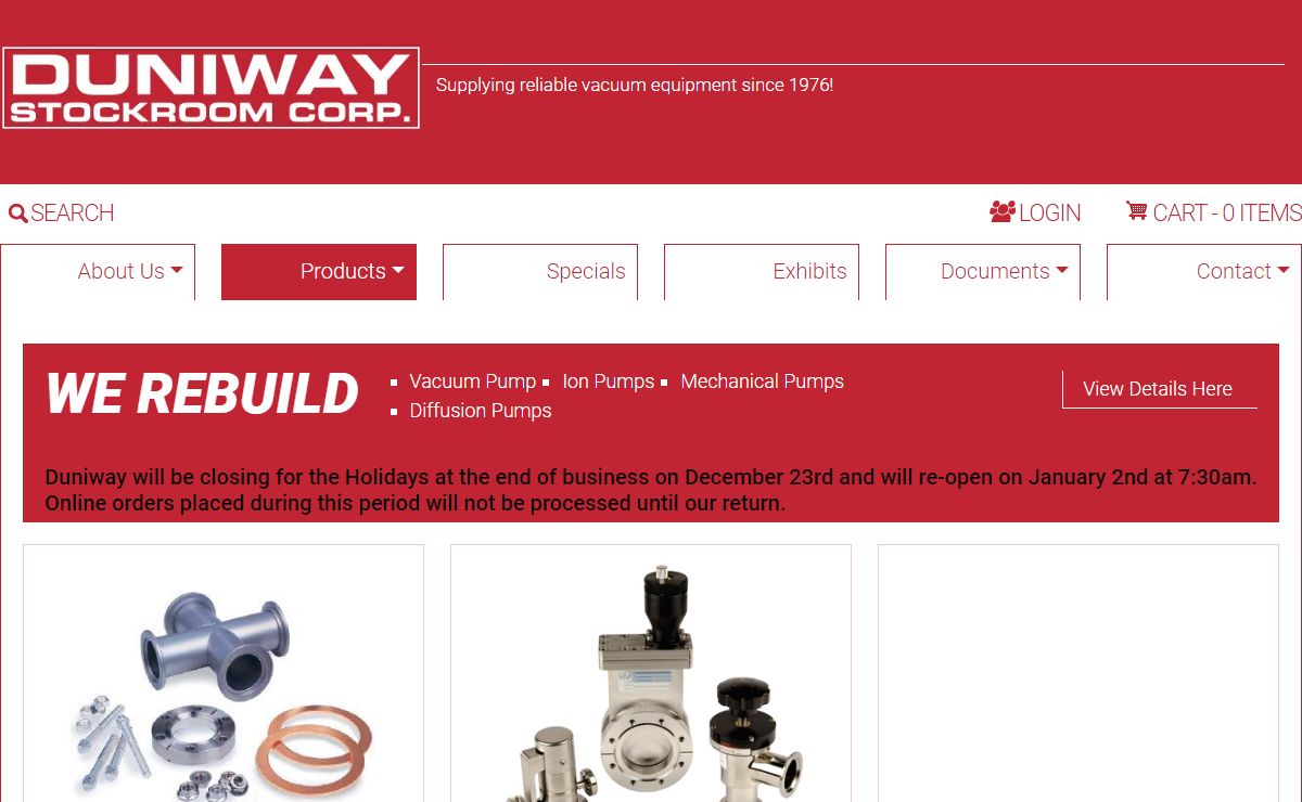 Catalog Terms | DUNIWAY