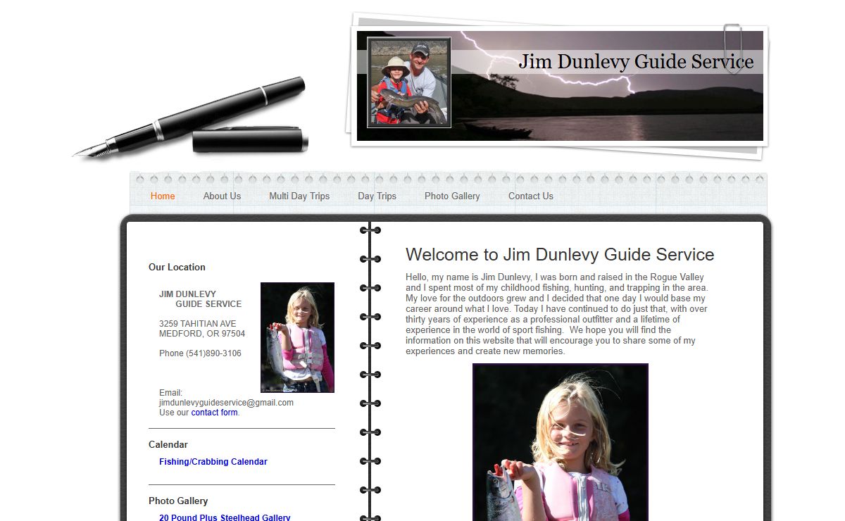 Jim Dunlevy Guide Service - Home