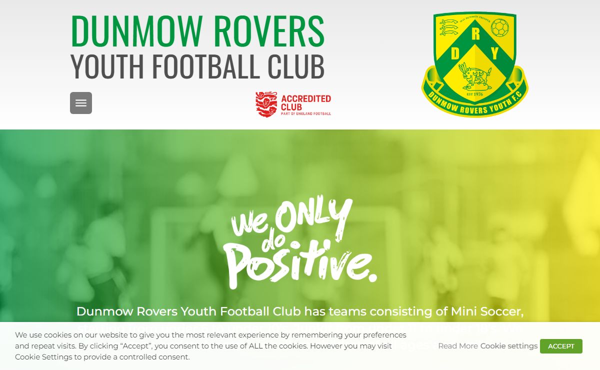 Home | Dunmow Rovers Youth Football Club
