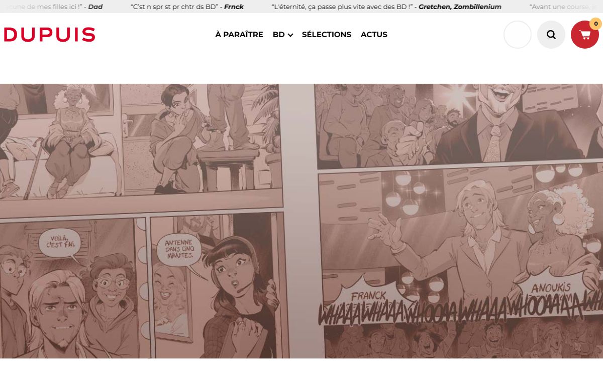 Editions Dupuis, éditeur de BD et beaux livres - Toute l'info et l'actu sur nos BD