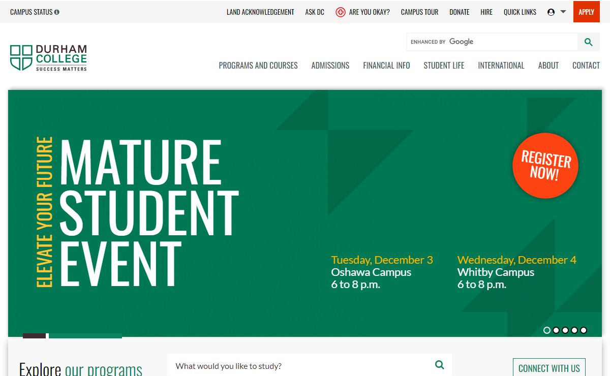 Durham College | Oshawa, Ontario, Canada
