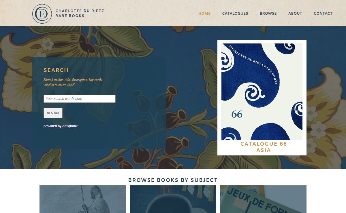 Charlotte Du Rietz Rare Books