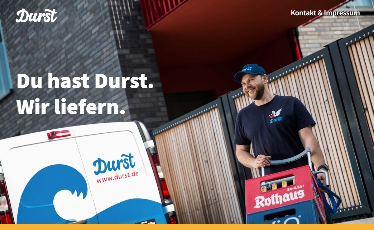 Durst - Getränkelieferung vom Händler aus deiner Nähe
