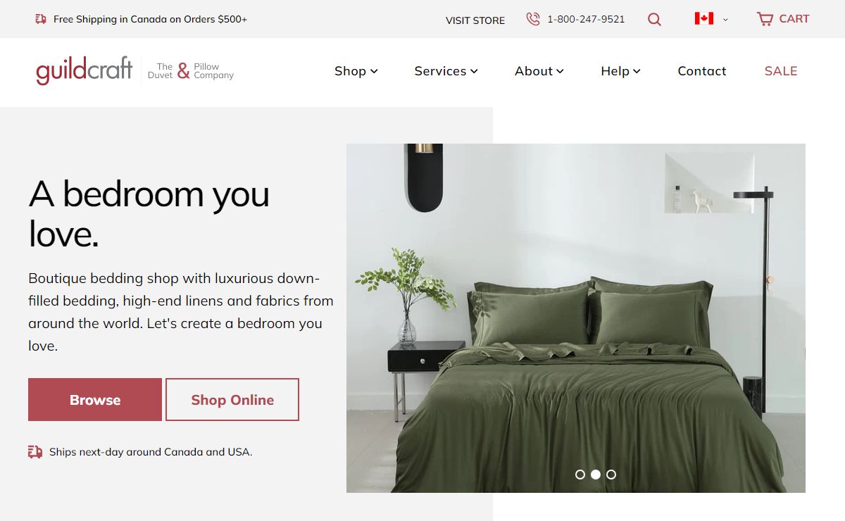 Guildcraft Duvets & Pillows | Bedding, Drapery, Blinds, Interiors – Guildcraft The Duvet & Pillow Company