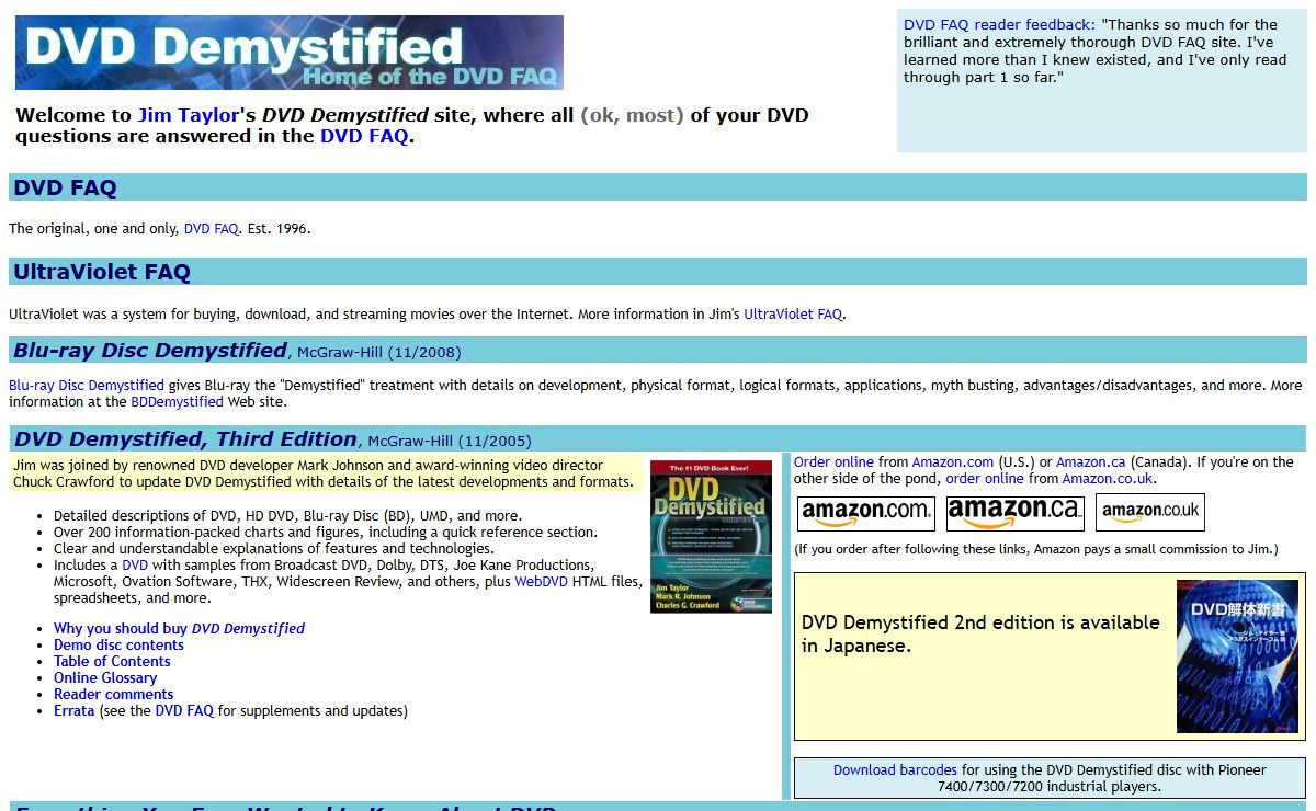 DVD Demystified