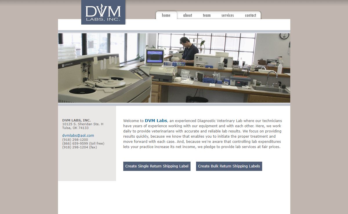 DVM Labs, Inc. - A Diagnostic Veterinary Medical Laboratory with Coggins Testing