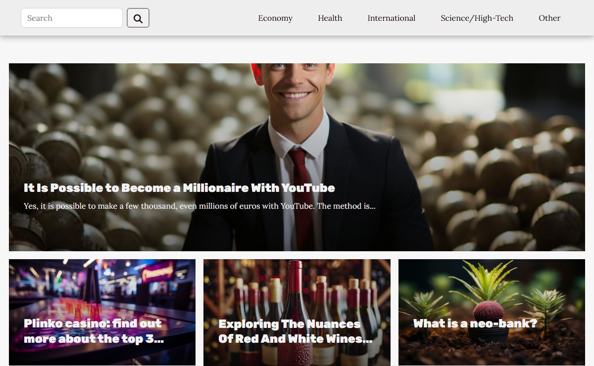 Welcome to your general news webmagazine